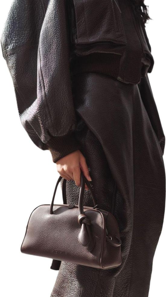 26FW 자크뮈스 TURISMO 투리스모 소프트 스몰 볼링 토트벡 BAW00416AC03A03880 BROWN - JACQUEMUS