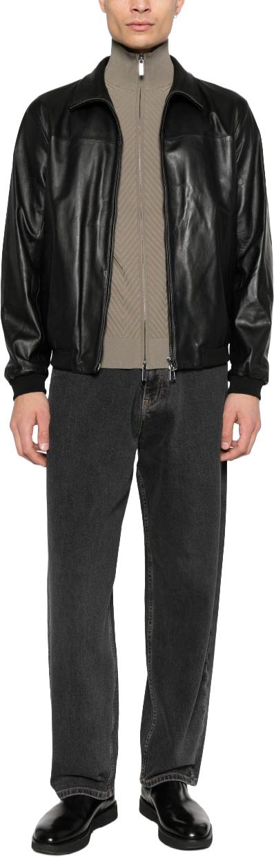 26FW 엠포리오 아르마니 봄버 자켓 EM005323AF24371UC001 BLACK - EMPORIO ARMANI