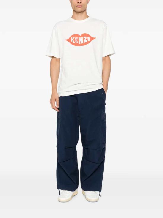 26FW 겐조 반팔 티셔츠 FG65TS2874SG 02 BLANC CASSE - KENZO