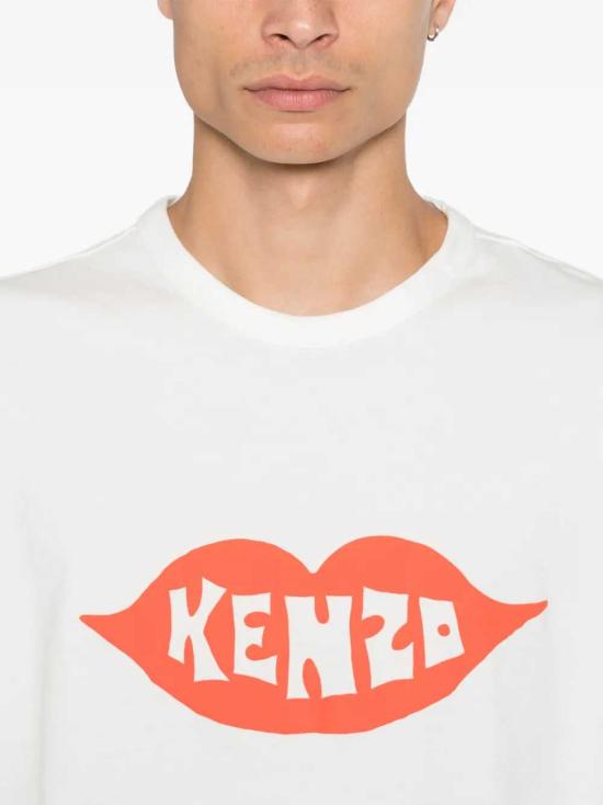 26FW 겐조 반팔 티셔츠 FG65TS2874SG 02 BLANC CASSE - KENZO