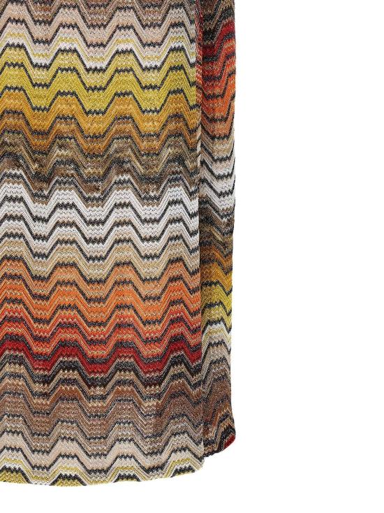 미소니 롱 원피스 미쏘니 비스코스 캐주얼 드레스 멀티컬러 - MISSONI