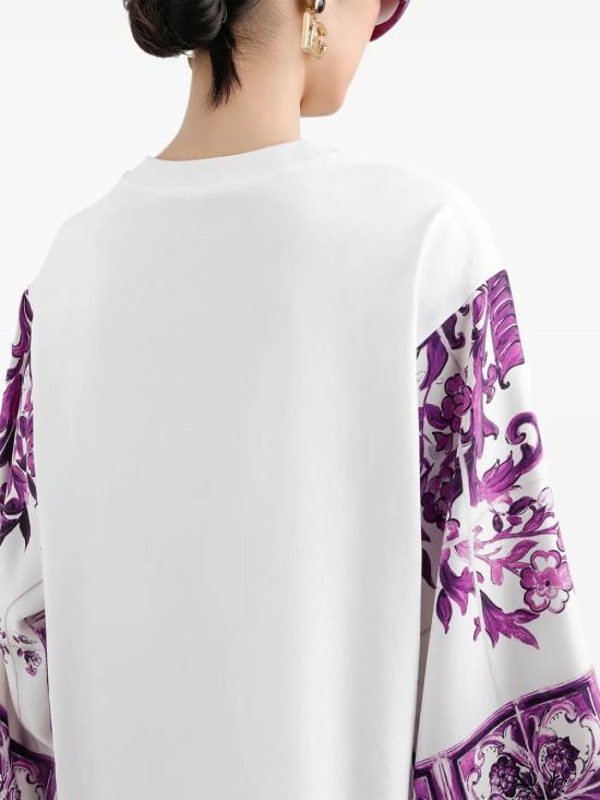 26SS 돌체앤가바나 탑 F8V77ZGDDCC W0800 BIANCO OTTICO - DOLCE & GABBANA