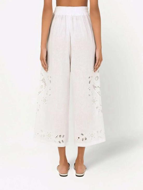 26SS 돌체앤가바나 스트레이트 팬츠 FTCC7ZGDAFU W0800 BIANCO OTTICO - DOLCE & GABBANA