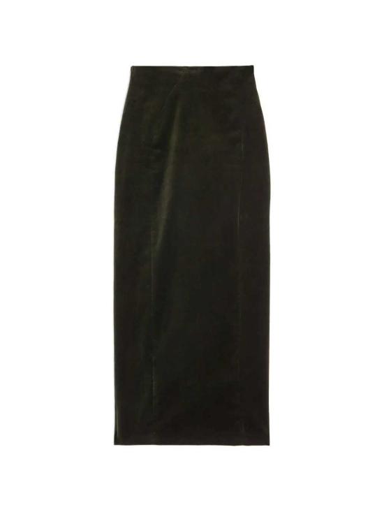 26FW 질샌더 롱 스커트 J02MA0396J45370 310 UTILITY