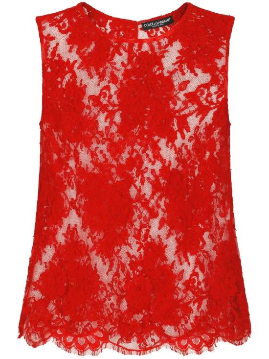 26SS 돌체앤가바나 탑 F772CTHLMU0 R2254 ROSSO BRILLANTE