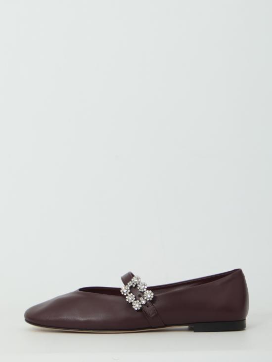 26FW 로저비비에 플랫 슈즈 RVW74344630 BORDEAUX - ROGER VIVIER