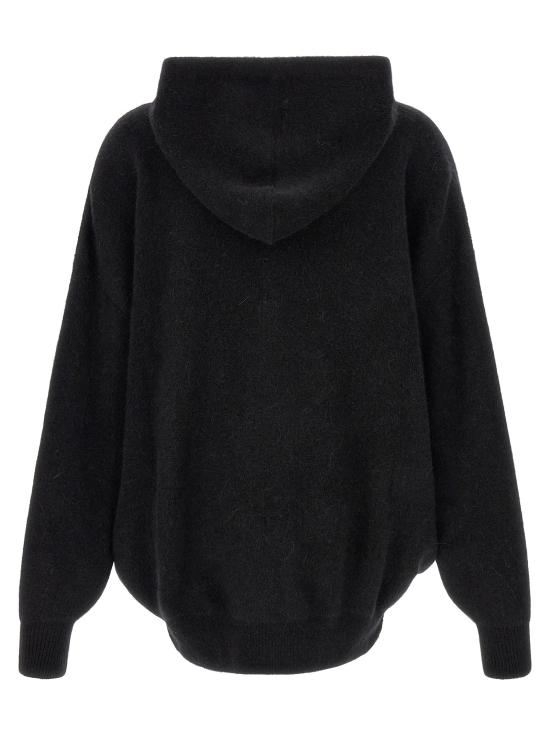 26FW 릭 오웬스 후드 티셔츠 RU02F4698KWP09 Black - RICK OWENS