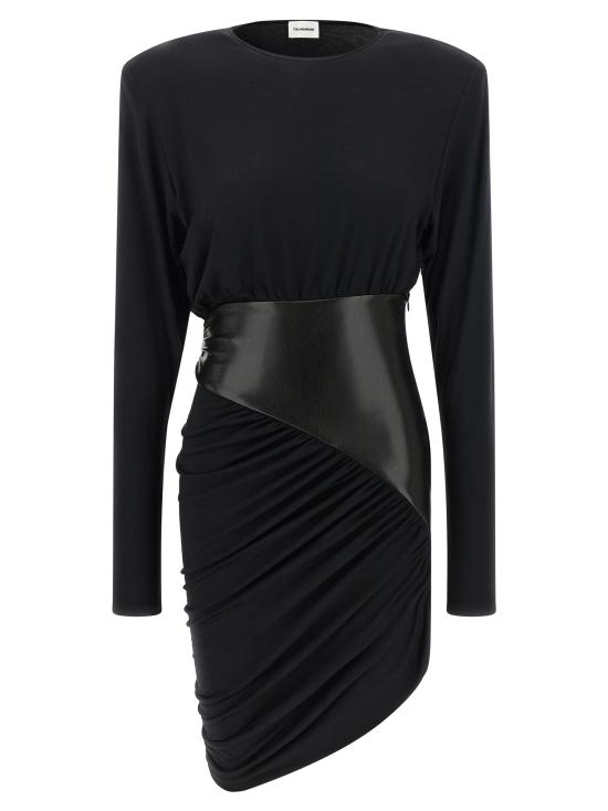 26FW 안다마네 숏 원피스 T200119ATJV053BLACK