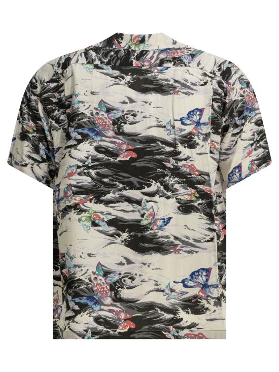 26FW 선서프 긴팔 셔츠 버터플라이 스플래시  블랙 - SUN SURF