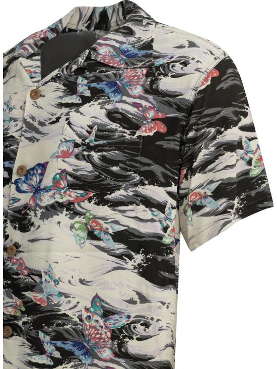 26FW 선서프 긴팔 셔츠 버터플라이 스플래시  블랙 - SUN SURF