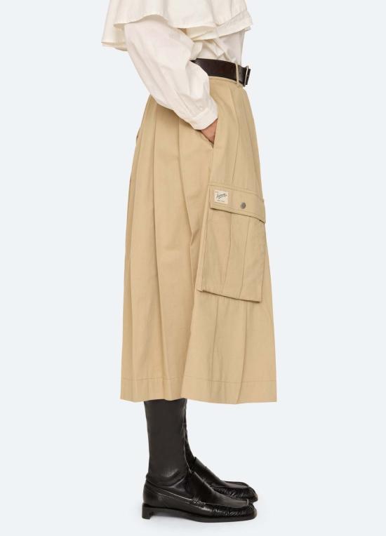  씨뉴욕 크롭 팬츠 AW26 048 KHAKI - SEA NY
