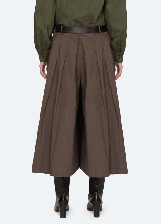  씨뉴욕 크롭 팬츠 AW26 048 KHAKI - SEA NY