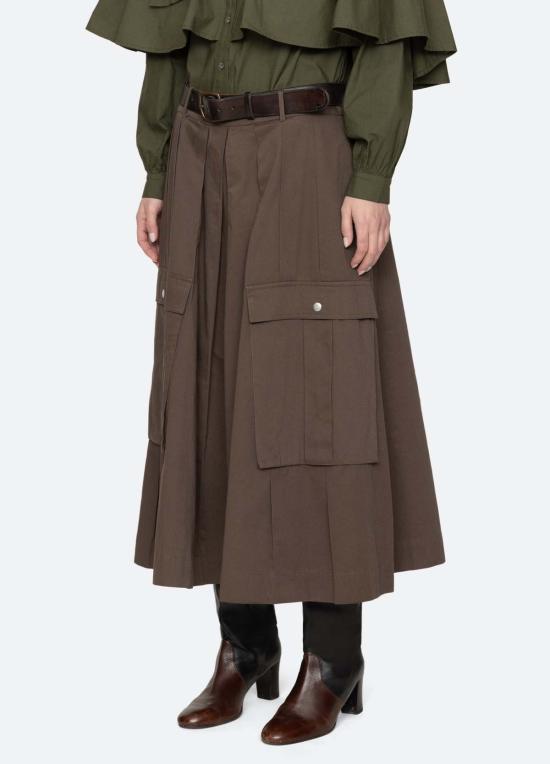  씨뉴욕 크롭 팬츠 AW26 048 KHAKI - SEA NY