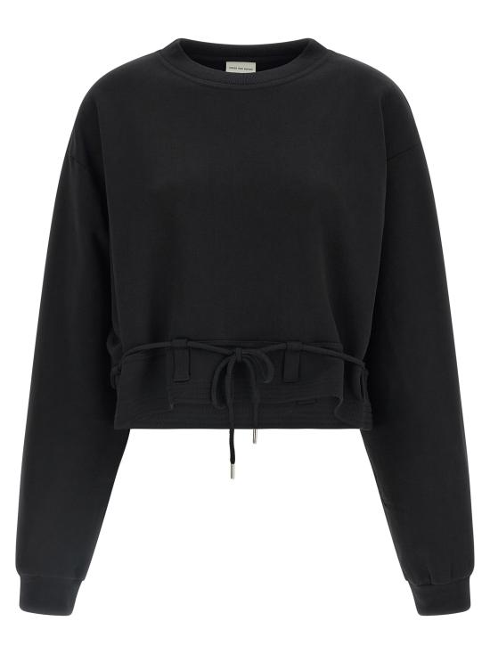 26FW 드리스 반 노튼 긴팔 티셔츠 2621311094610900 Black