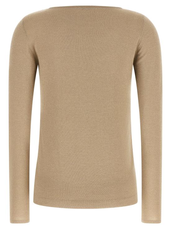 26FW 브루넬로 쿠치넬리 스파클링 캐시미어 실크 스웨터 M41800008C077 Beige - BRUNELLO CUCINELLI