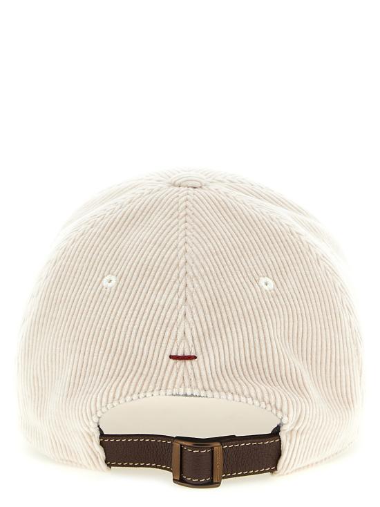 26FW 브루넬로 쿠치넬리 모자 MY4999850CAA75 White - BRUNELLO CUCINELLI