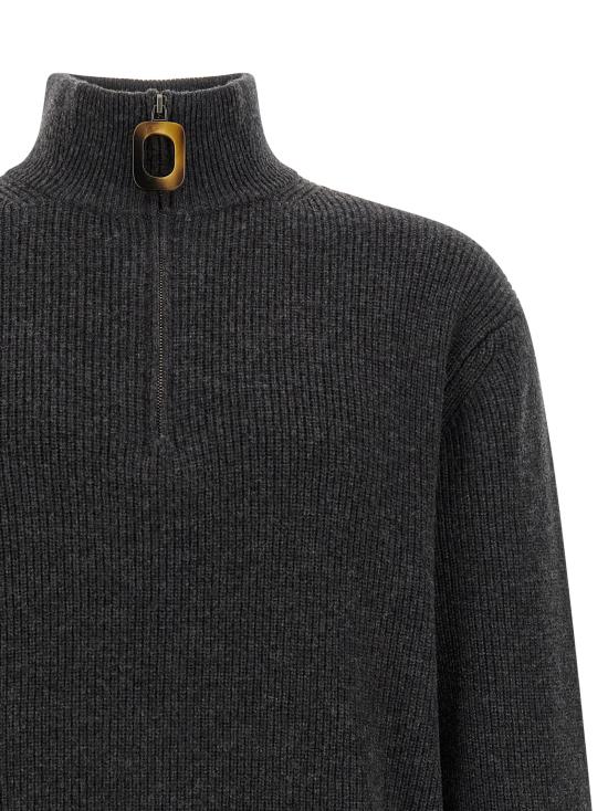 26FW JW앤더슨 집업 니트 KW1481YN0542925 Gray - JW ANDERSON