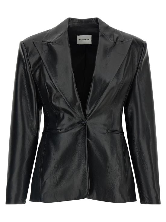 26FW 안다마네 수트 자켓 T203018ATNP152BLACK