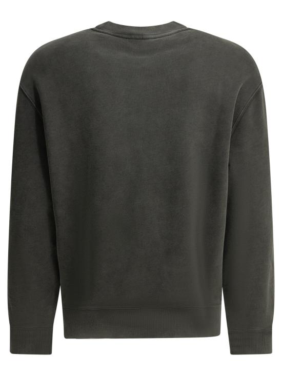 26FW 메종키츠네 긴팔 티셔츠 폭스 헤드 페이드 스웨트셔츠 블랙 - MAISON KITSUNE