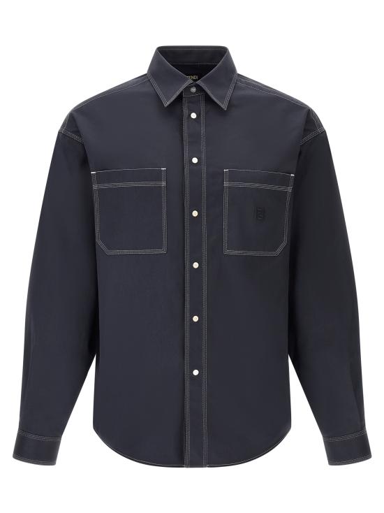 26FW 펜디 긴팔 셔츠 FS1368B162F0QA2 Blue