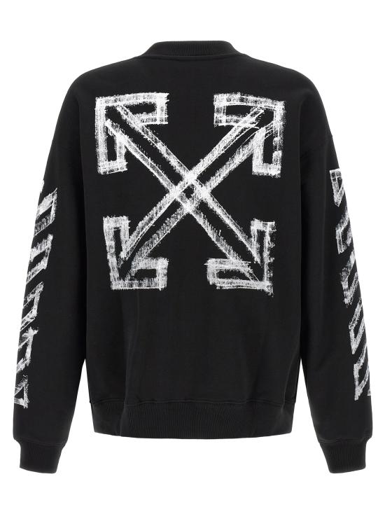 26FW 오프화이트 긴팔 티셔츠 OMBA054F26FLE00700001001 Black - OFF WHITE