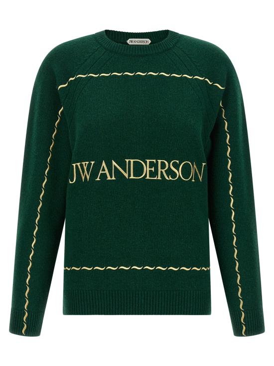 26FW JW앤더슨 스웨터 KW1625YN0471555 Green