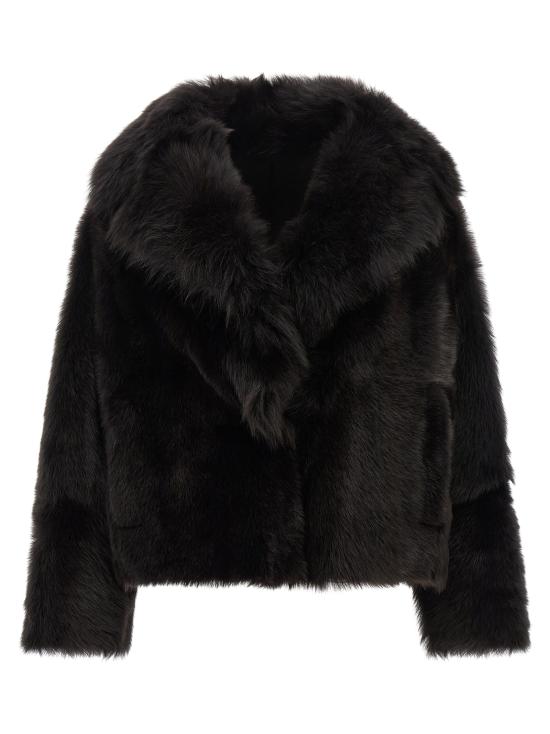 26FW 블랑샤 무스탕 26114300CIOCCOLATO Brown