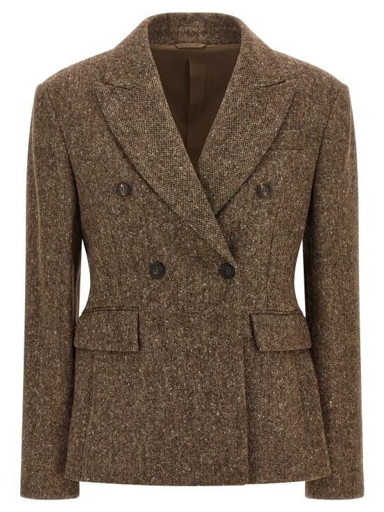 26FW 브루넬로 쿠치넬리 수트 자켓 MD0027246C002 Brown