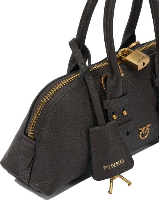 26FW 핑코 토트백 핸드백 브라운 - PINKO