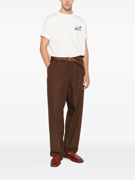 26FW 드롤드무슈 반팔 티셔츠 L TS327 CO248 OW OW OFF WHITE - DROLE DE MONSIEUR
