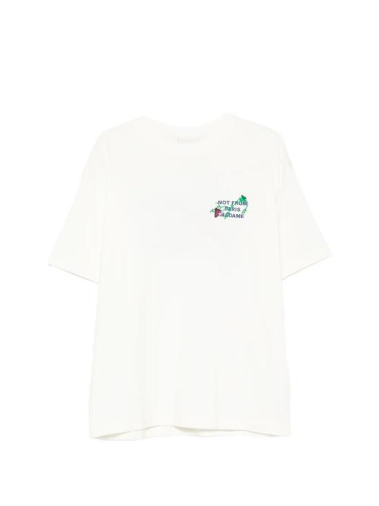 26FW 드롤드무슈 반팔 티셔츠 L TS327 CO248 OW OW OFF WHITE