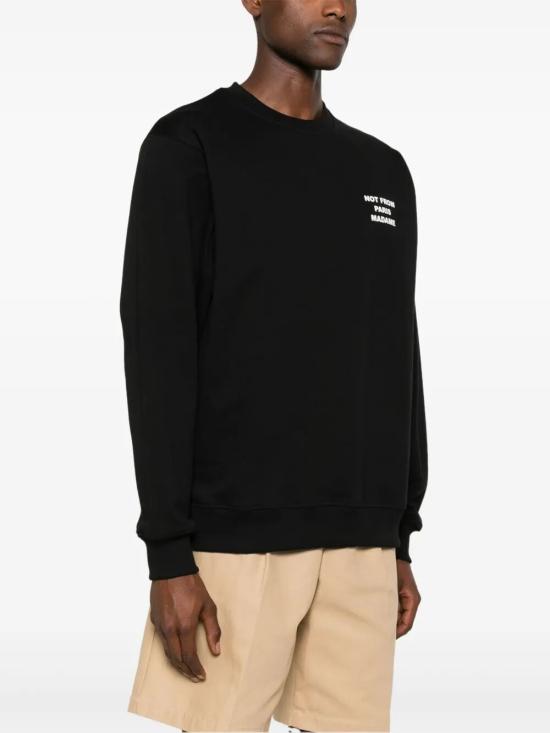 26FW 드롤드무슈 긴팔 티셔츠 PERM SW149 CO127 BL BL BLACK - DROLE DE MONSIEUR