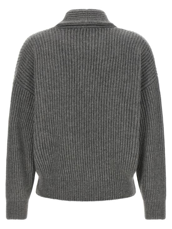 26FW 브루넬로 쿠치넬리 가디건 M71544306CJ074 Gray - BRUNELLO CUCINELLI
