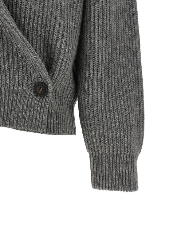 26FW 브루넬로 쿠치넬리 가디건 M71544306CJ074 Gray - BRUNELLO CUCINELLI