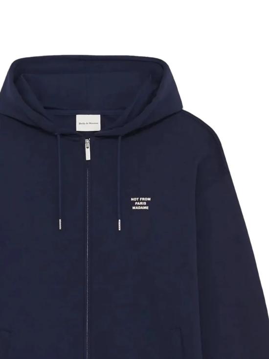 26FW 드롤드무슈 후드 티셔츠 PERM HO207 CO312 NY NY NAVY - DROLE DE MONSIEUR