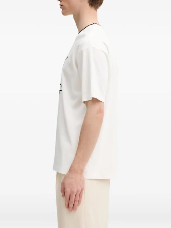 26FW 드롤드무슈 반팔 티셔츠 L TS332 CO002 OW OW OFF WHITE - DROLE DE MONSIEUR