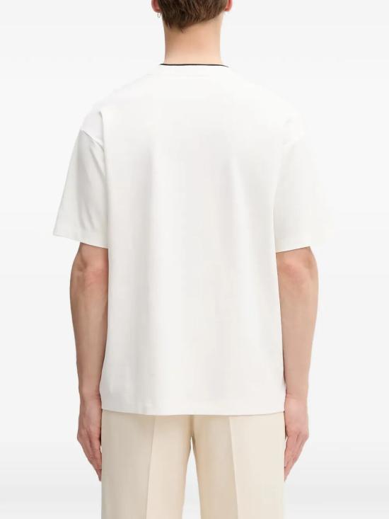 26FW 드롤드무슈 반팔 티셔츠 L TS332 CO002 OW OW OFF WHITE - DROLE DE MONSIEUR