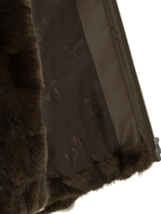 26FW 핑코 무스탕 재킷 & 코트 재킷 및 코트 브라운 - PINKO