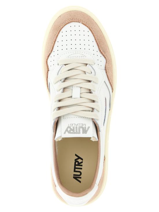 26FW 오트리 메달리스트 로우 레더 스니커즈 AULWFT16 Pink - AUTRY