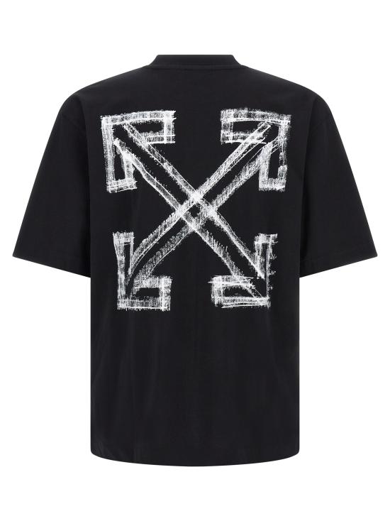 26FW 오프화이트 반팔 티셔츠 OMAA120F26JER00Y00001001 Black - OFF WHITE