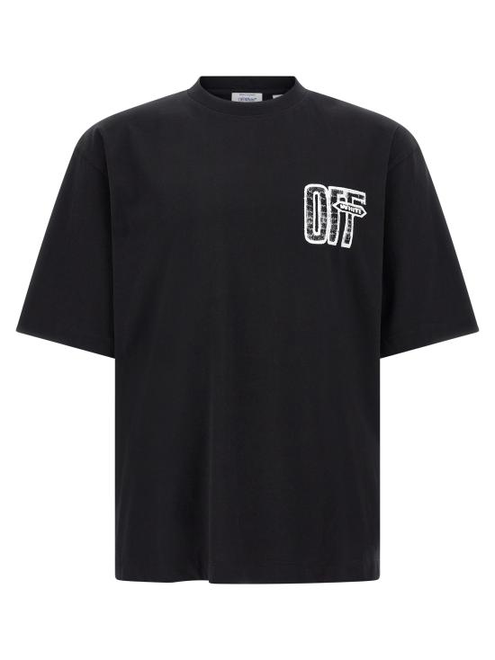26FW 오프화이트 반팔 티셔츠 OMAA120F26JER00Y00001001 Black