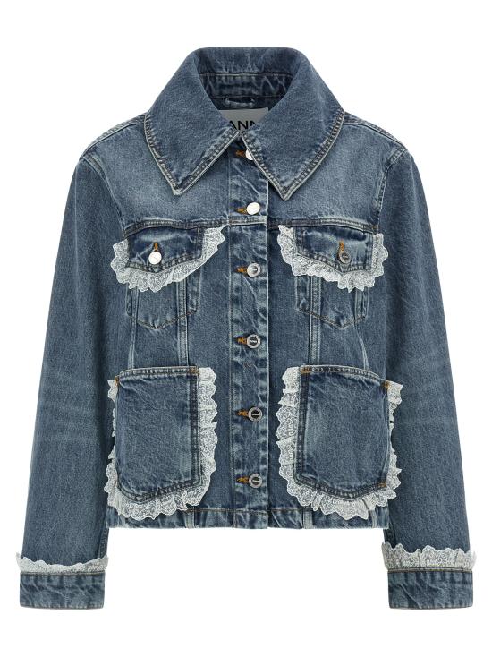 26FW 가니 데님 자켓 A1010200569 Blue