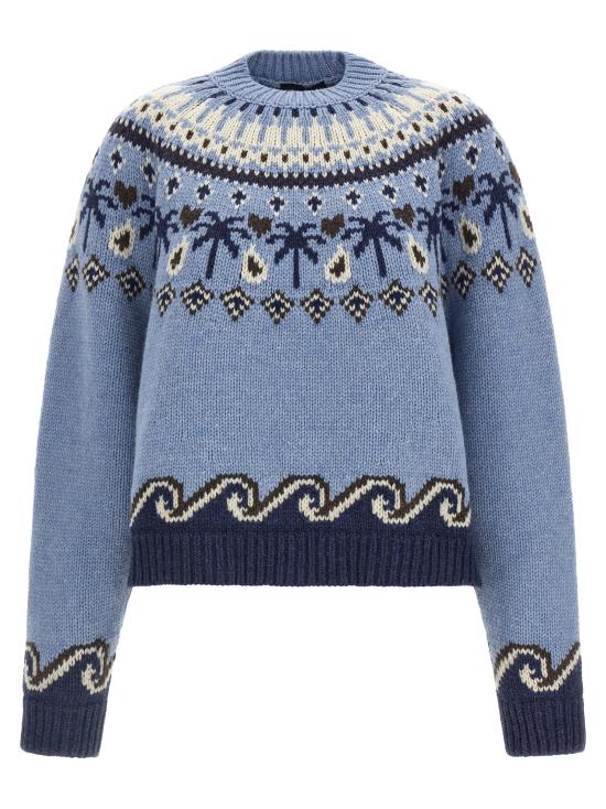 26FW 알라누이 스웨터 LWHE061E26KNI00140464046 Light Blue