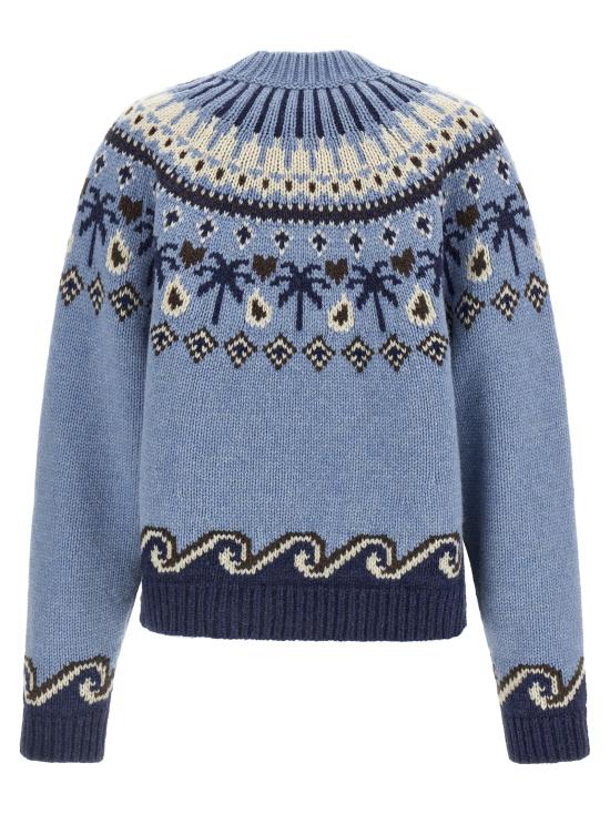 26FW 알라누이 스웨터 LWHE061E26KNI00140464046 Light Blue - ALANUI