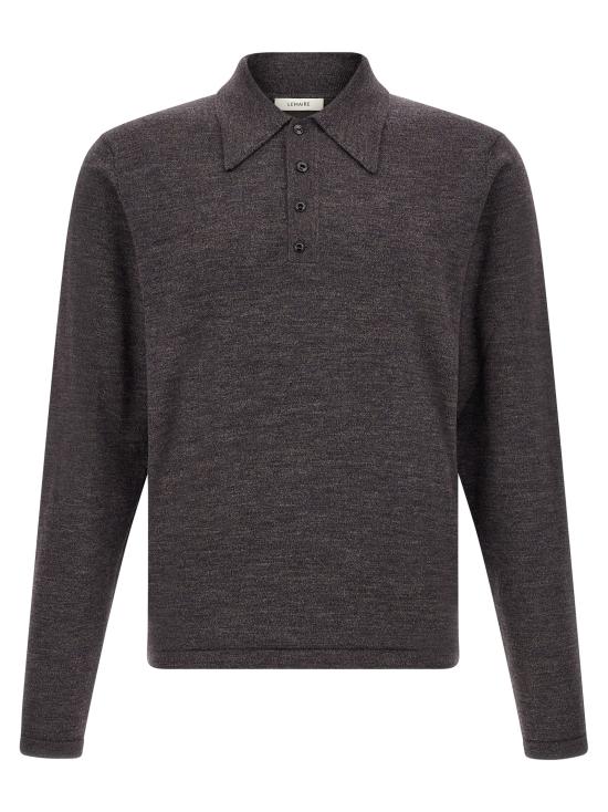 26FW 르메르 폴로 티셔츠 TS0031LK1072BR528 Brown