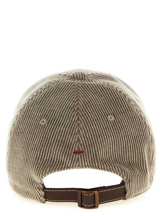 26FW 브루넬로 쿠치넬리 모자 MY4999850CWV75 Gray - BRUNELLO CUCINELLI