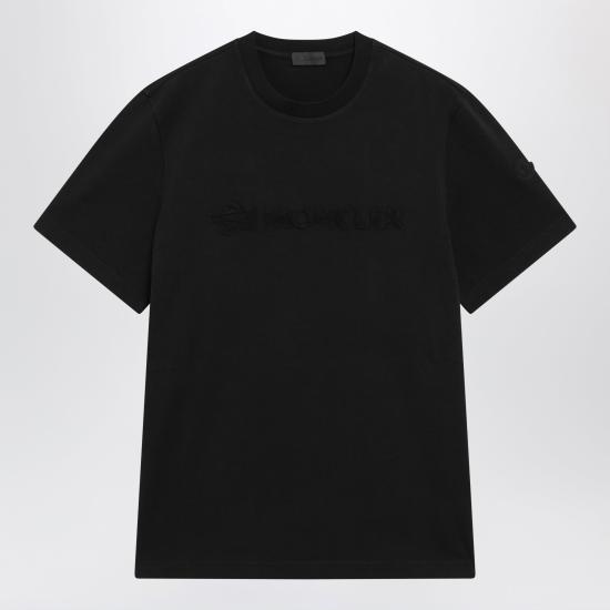 26FW 몽클레어 반팔 티셔츠 8C0001189AUG Black
