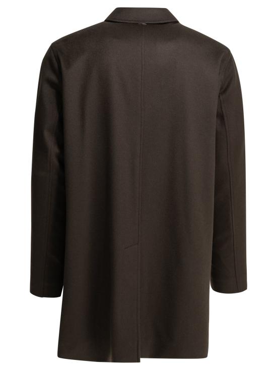 26FW 에르노 자켓 순수 캐시미어로 만든 긴 코트, 재킷 및 코트 (갈색) - HERNO