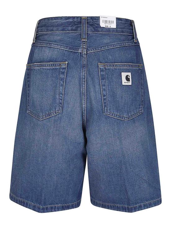 26SS 칼하트 데님 숏팬츠 I033345014L Blue - CARHARTT