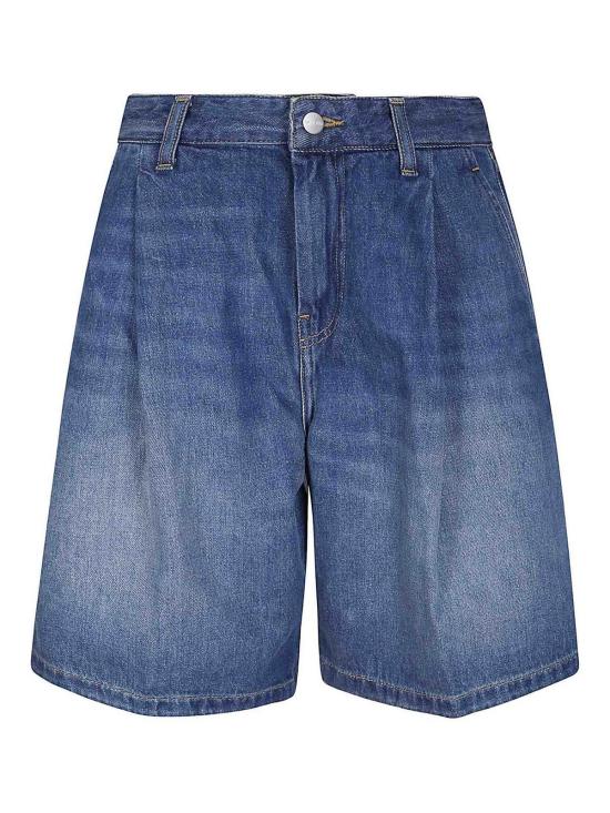 26SS 칼하트 데님 숏팬츠 I033345014L Blue
